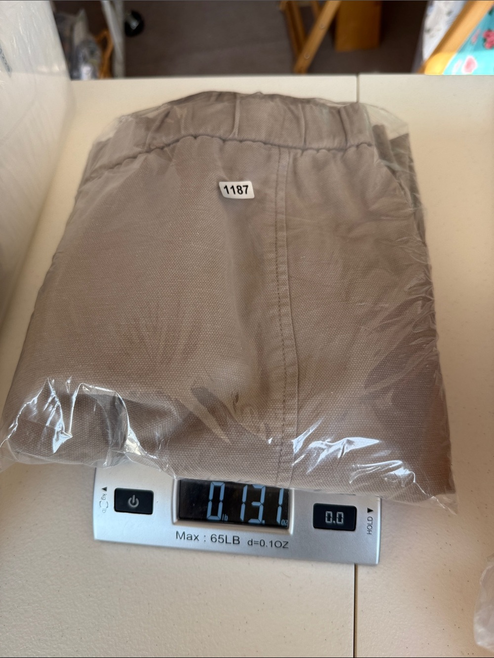 Eileen Fisher Cotton Hemp Stretch Lantern Pants - Picture 8 of 8
